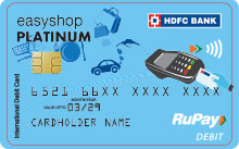 RuPay Platinum Debit Card
